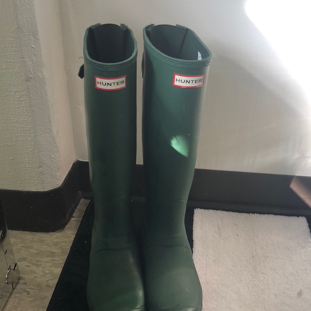 HUNTER BOOTS GREEN